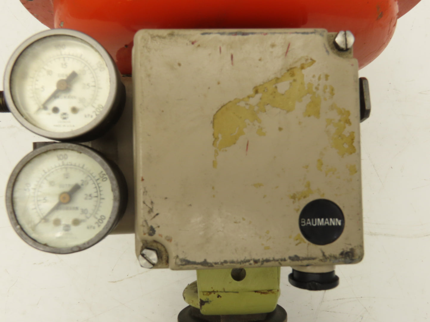 HD Baumann 54-24 588 Pneumatic Diaphragm Actuator 1-1/2"NPT Bronze Globe Valve