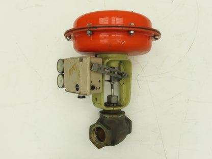 HD Baumann 54-24 588 Pneumatic Diaphragm Actuator 1-1/2"NPT Bronze Globe Valve