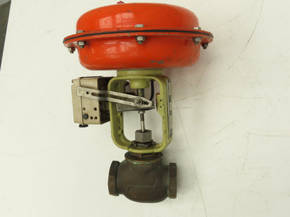 HD Baumann 54-24 588 Pneumatic Diaphragm Actuator 1-1/2"NPT Bronze Globe Valve