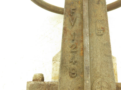 ITT Fabri-Valve 3" Stainless Knife Gate Valve Lug Style Metal Seat Rising Stem