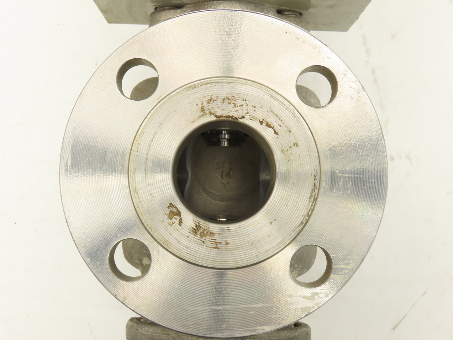 Keystone 020-790-300 Pneumatic Actuator w/ KTM Ball Valve 1.5"Flanged Stainless