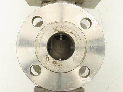 Keystone 020-790-300 Pneumatic Actuator w/ KTM Ball Valve 1.5"Flanged Stainless