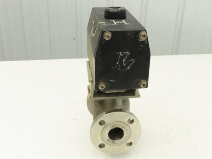 Keystone 020-790-300 Pneumatic Actuator w/ KTM Ball Valve 1.5"Flanged Stainless