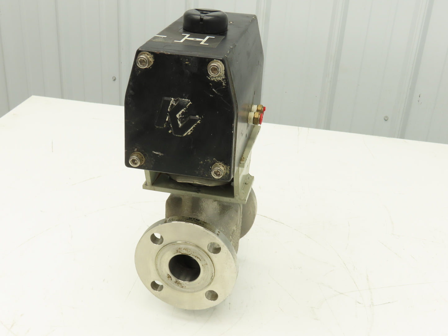 Keystone 020-790-300 Pneumatic Actuator w/ KTM Ball Valve 1.5"Flanged Stainless
