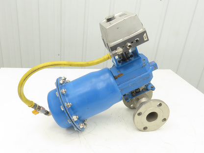 Jamesbury Quadra-Powr X QPX2C/M Pneumatic Actuator 2" 5150 Stainless Ball Valve
