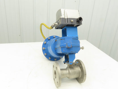 Jamesbury Quadra-Powr X QPX2C/M Pneumatic Actuator 2" 5150 Stainless Ball Valve