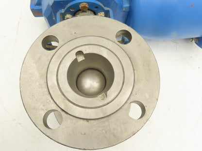 Jamesbury Quadra-Powr X QPX2C/M Pneumatic Actuator 2" 5150 Stainless Ball Valve