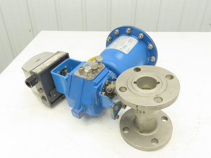 Jamesbury Quadra-Powr X QPX2C/M Pneumatic Actuator 2" 5150 Stainless Ball Valve