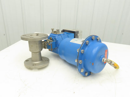 Jamesbury Quadra-Powr X QPX2C/M Pneumatic Actuator 2" 5150 Stainless Ball Valve