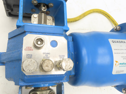 Jamesbury Quadra-Powr X QPX2C/M Pneumatic Actuator 2" 5150 Stainless Ball Valve