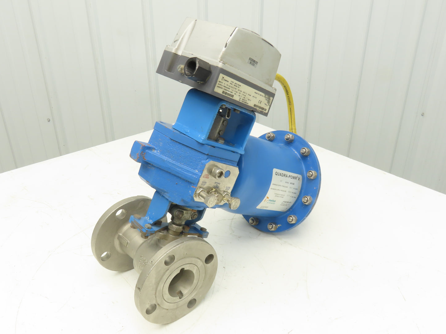 Jamesbury Quadra-Powr X QPX2C/M Pneumatic Actuator 2" 5150 Stainless Ball Valve
