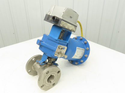 Jamesbury Quadra-Powr X QPX2C/M Pneumatic Actuator 2" 5150 Stainless Ball Valve