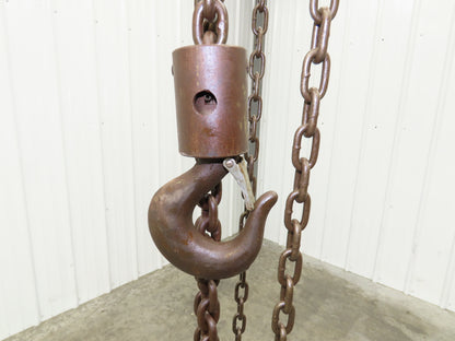 CM Cyclone 1-1/2 Ton 3000Lb Manual Chain Fall Hand Hoist 20' 6" Lift