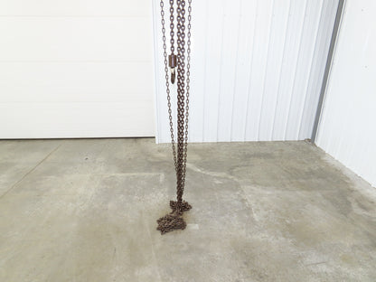 CM Cyclone 1-1/2 Ton 3000Lb Manual Chain Fall Hand Hoist 20' 6" Lift