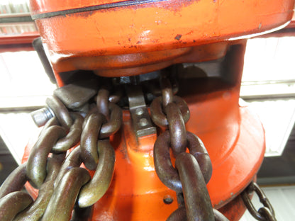 CM Cyclone 1-1/2 Ton 3000Lb Manual Chain Fall Hand Hoist 20' 6" Lift