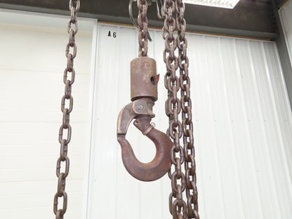 CM Cyclone 1/2 Ton 1000Lb Manual Chain Fall Hand Hoist 16' 6" Lift
