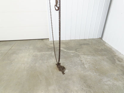 CM Cyclone 1/2 Ton 1000Lb Manual Chain Fall Hand Hoist 16' 6" Lift
