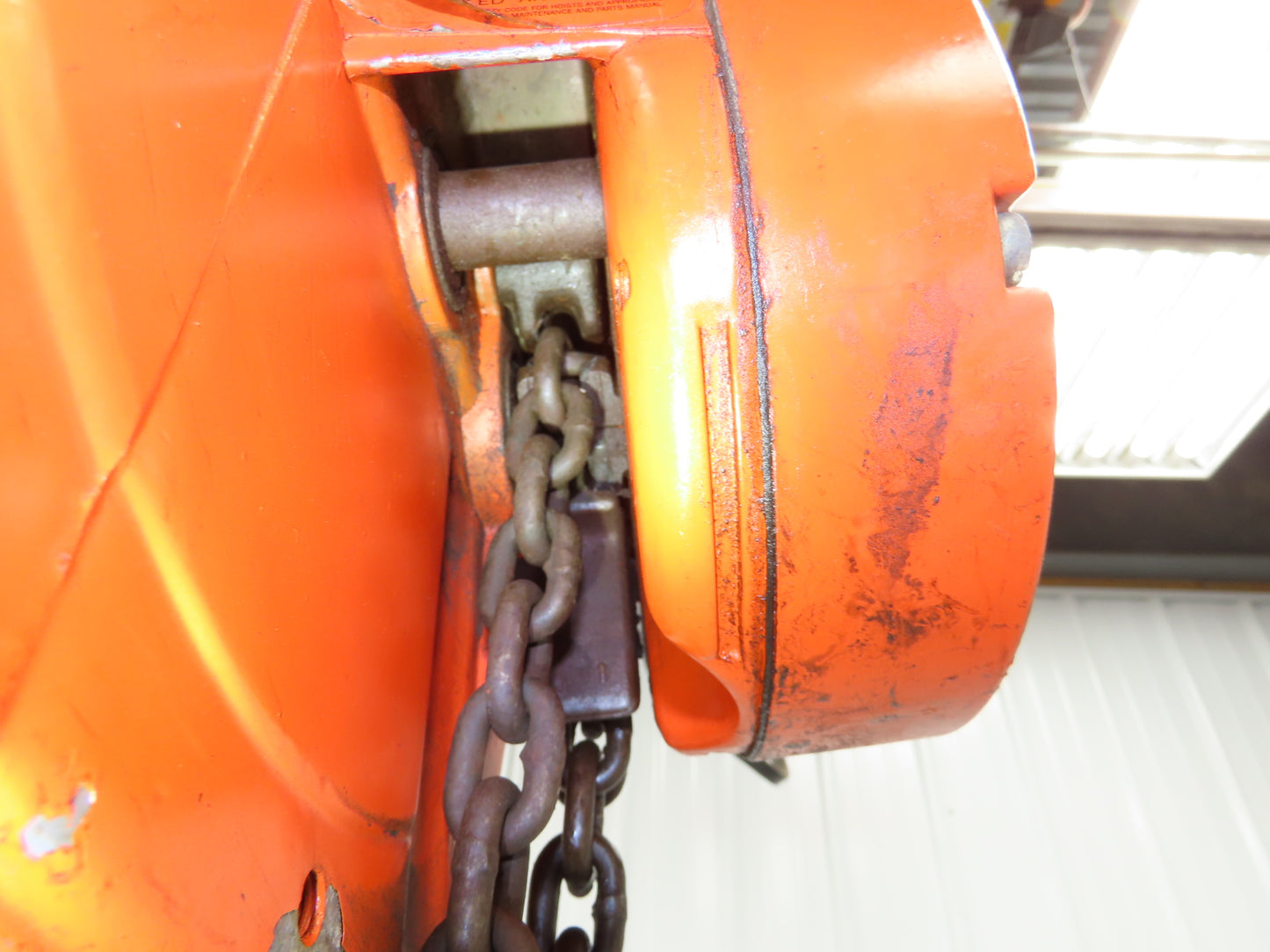 CM Cyclone 1/2 Ton 1000Lb Manual Chain Fall Hand Hoist 16' 6" Lift