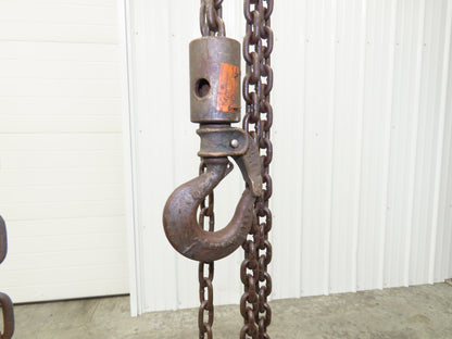 CM Cyclone 1/2 Ton 1000Lb Manual Chain Fall Hand Hoist 18' Lift