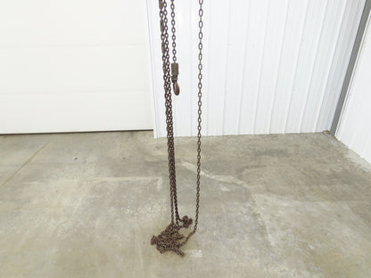 CM Cyclone 1/2 Ton 1000Lb Manual Chain Fall Hand Hoist 18' Lift