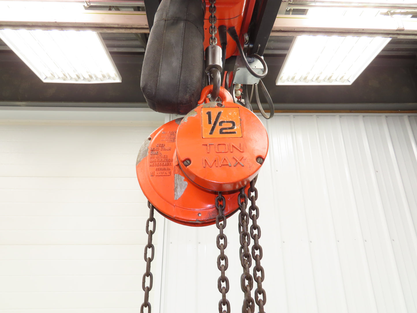CM Cyclone 1/2 Ton 1000Lb Manual Chain Fall Hand Hoist 18' Lift