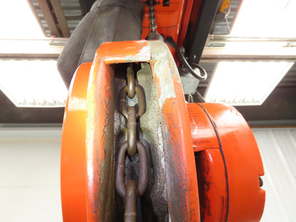 CM Cyclone 1/2 Ton 1000Lb Manual Chain Fall Hand Hoist 18' Lift