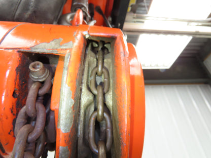 CM Cyclone 1/2 Ton 1000Lb Manual Chain Fall Hand Hoist 18' Lift