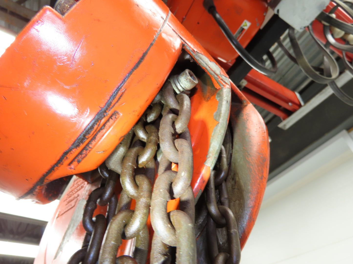 CM Cyclone 1/2 Ton 1000Lb Manual Chain Fall Hand Hoist 18' Lift