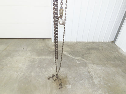 CM Cyclone Model S 2 Ton 4000Lb Manual Chain Fall Hand Hoist 11' 6" Lift