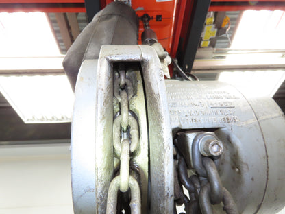 CM Cyclone Model S 2 Ton 4000Lb Manual Chain Fall Hand Hoist 11' 6" Lift