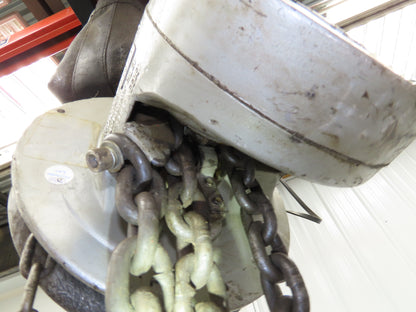 CM Cyclone Model S 2 Ton 4000Lb Manual Chain Fall Hand Hoist 11' 6" Lift