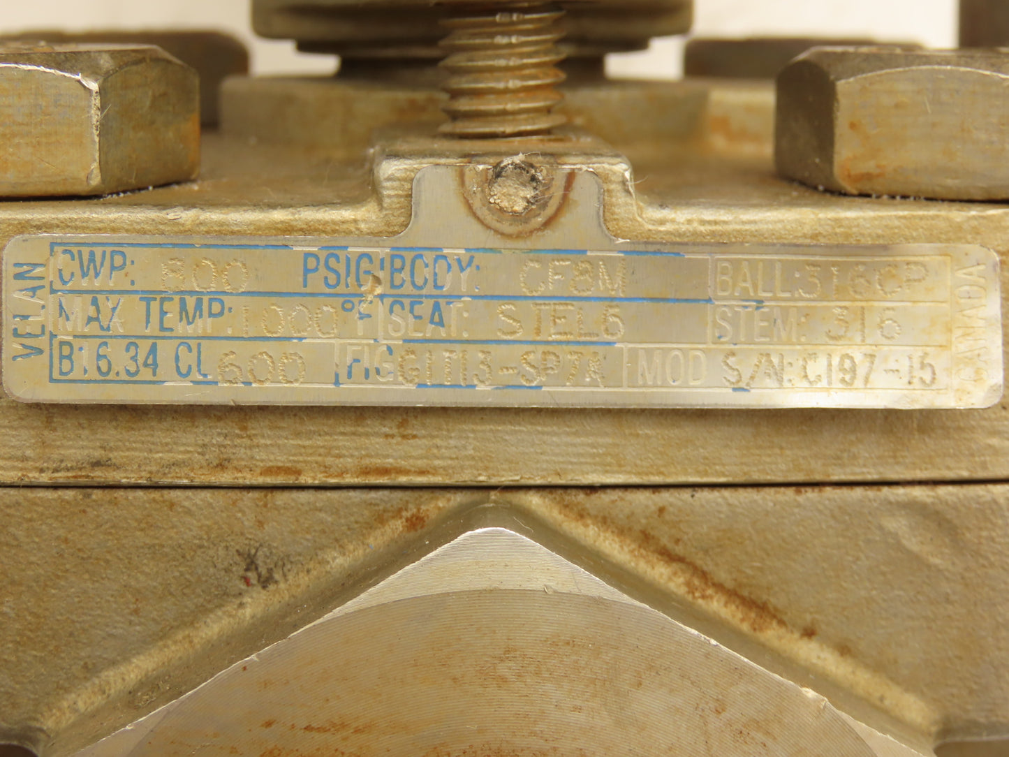 Velan G1T13-SP7A 1"NPT Stainless Ball Valve & Electric Actuator 115V A92XWJ