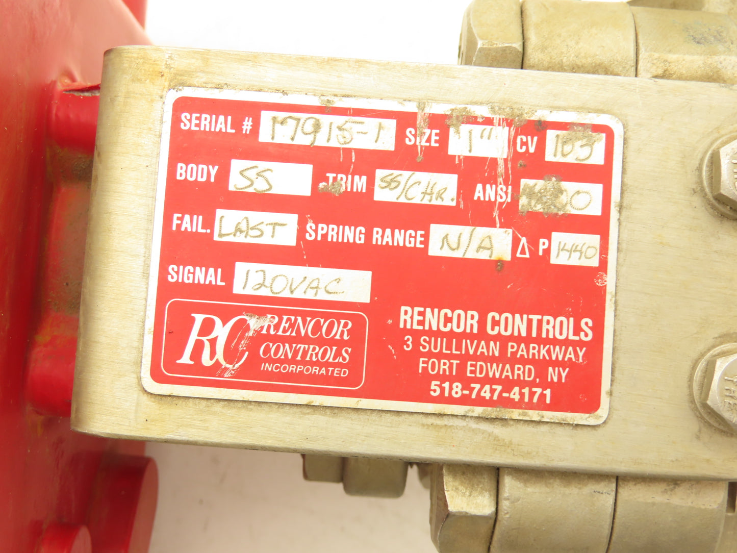 Velan G1T13-SP7A 1"NPT Stainless Ball Valve & Electric Actuator 115V A92XWJ