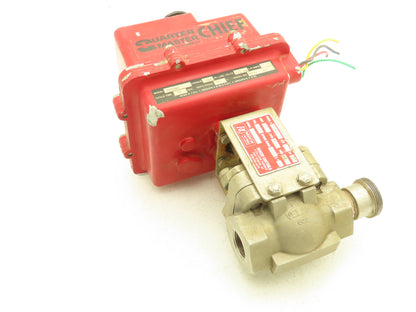 Velan G1T13-SP7A 1"NPT Stainless Ball Valve & Electric Actuator 115V A92XWJ