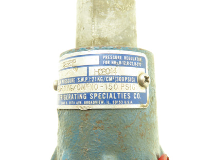 Refrigerating Specialties A2B23P Pressure Regulator Reg, 3/8 Range A:0-11KG/CM2