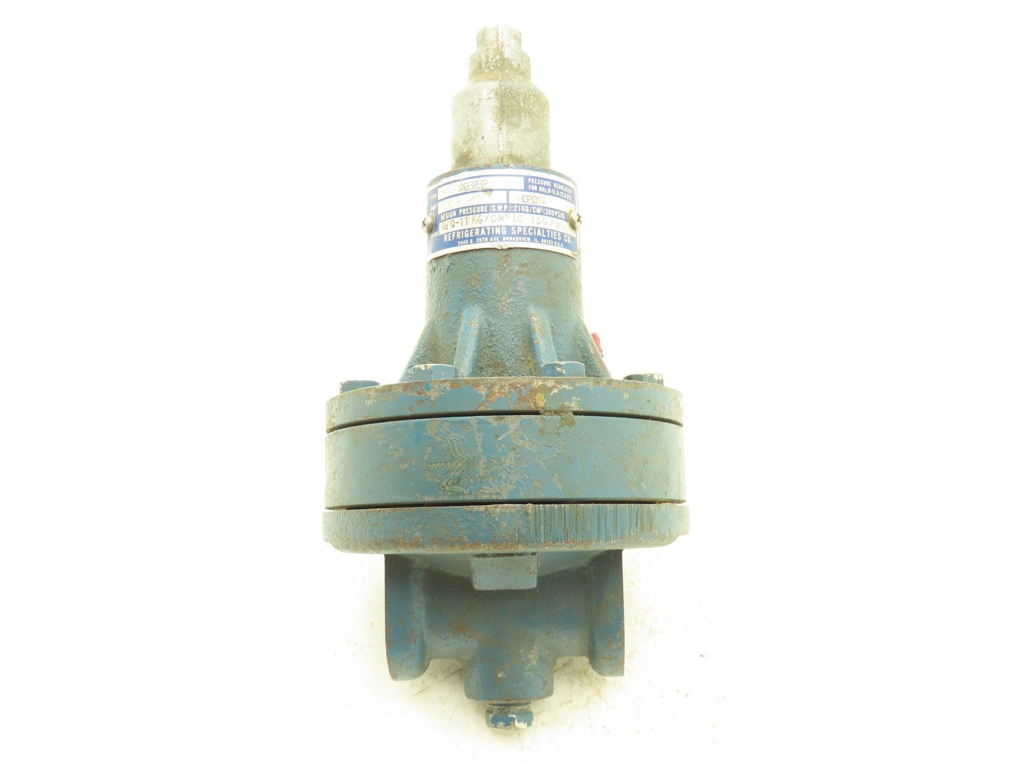 Refrigerating Specialties A2B23P Pressure Regulator Reg, 3/8 Range A:0-11KG/CM2
