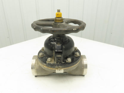 ITT 4-C-425-0-WB-903 Dia-Flo 4" Diaphragm Pinch Valve Stainless Pipe Butt Weld