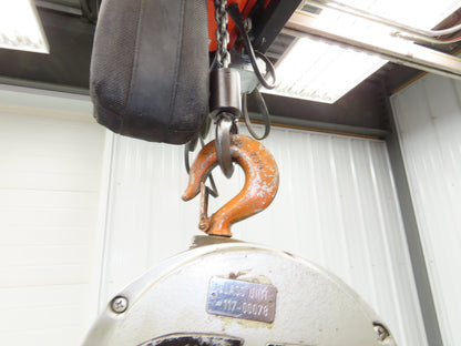 CM Cyclone Model S 2 Ton 4000Lb Manual Chain Fall Hand Hoist 11' 9" Lift