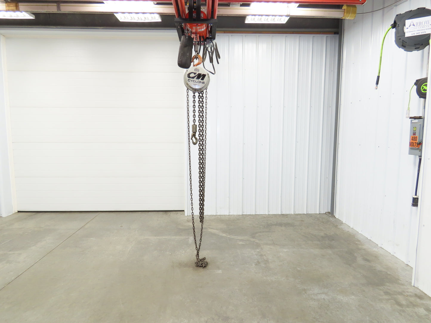 CM Cyclone Model S 2 Ton 4000Lb Manual Chain Fall Hand Hoist 11' 9" Lift