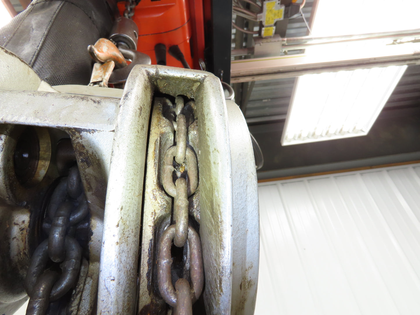 CM Cyclone Model S 2 Ton 4000Lb Manual Chain Fall Hand Hoist 11' 9" Lift