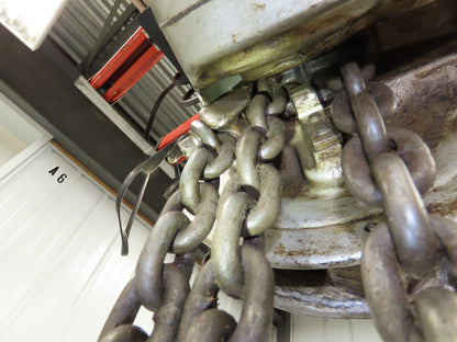 CM Cyclone Model S 2 Ton 4000Lb Manual Chain Fall Hand Hoist 11' 9" Lift