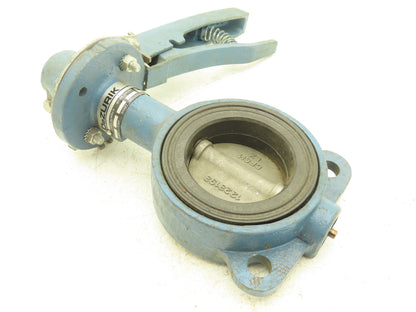 DeZurik 9359125R000 3" Wafer Butterfly Valve Stainless Disc w/Handle 175 CWP