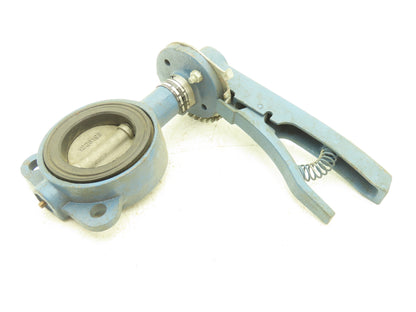 DeZurik 9359125R000 3" Wafer Butterfly Valve Stainless Disc w/Handle 175 CWP