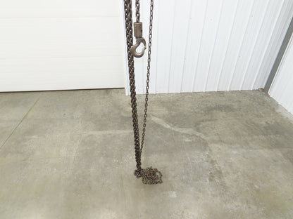 CM Cyclone Model M 1-1/2 Ton 3000Lb Manual Chain Fall Hand Hoist 15' Lift