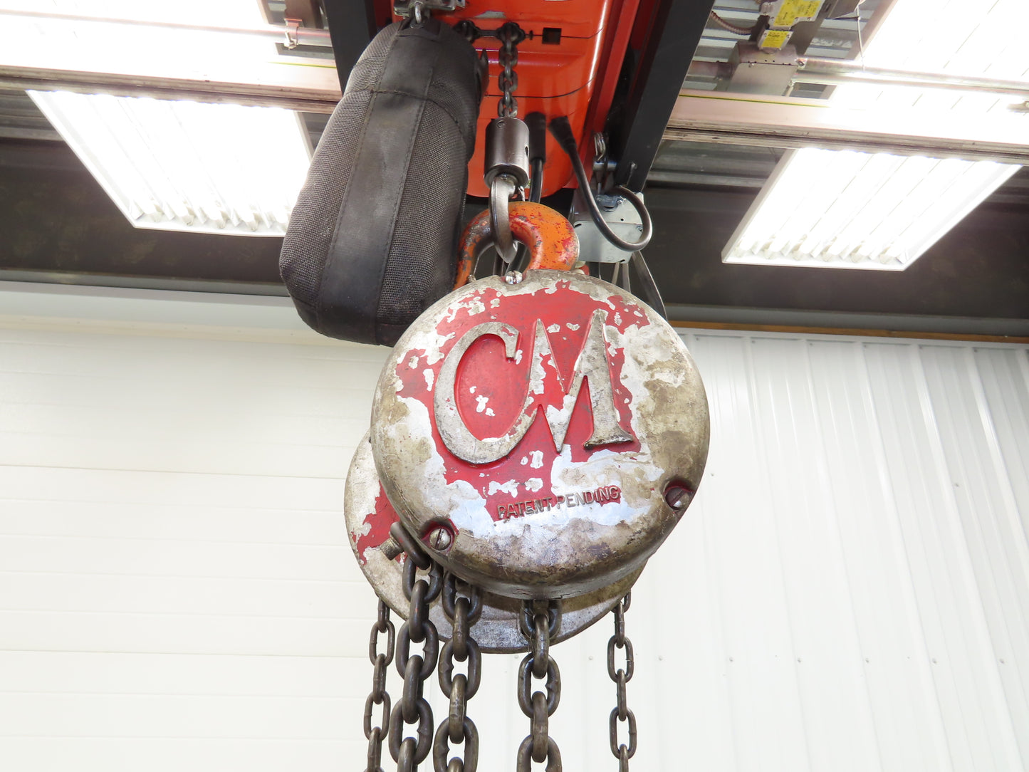 CM Cyclone Model M 1-1/2 Ton 3000Lb Manual Chain Fall Hand Hoist 15' Lift