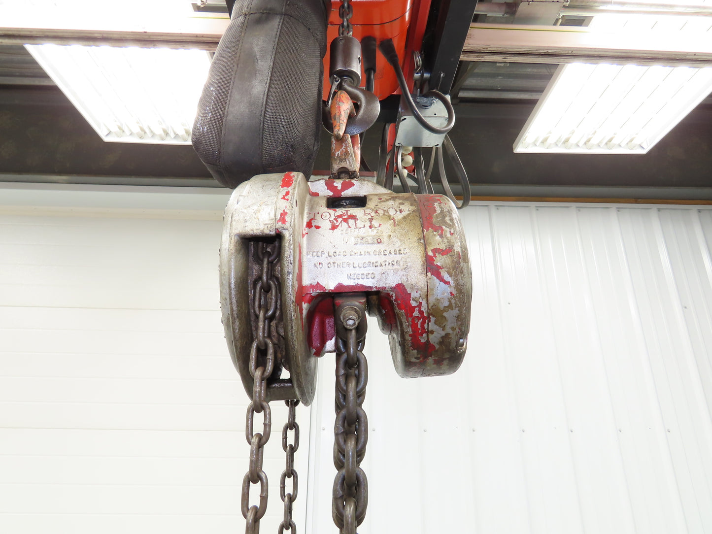 CM Cyclone Model M 1-1/2 Ton 3000Lb Manual Chain Fall Hand Hoist 15' Lift