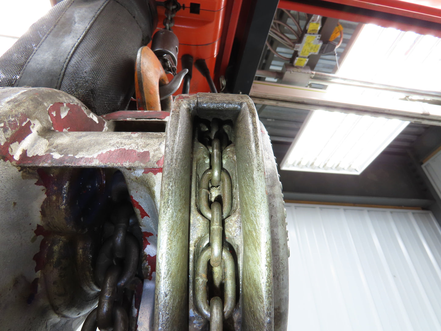 CM Cyclone Model M 1-1/2 Ton 3000Lb Manual Chain Fall Hand Hoist 15' Lift