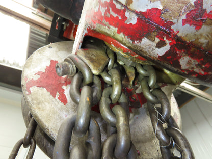 CM Cyclone Model M 1-1/2 Ton 3000Lb Manual Chain Fall Hand Hoist 15' Lift