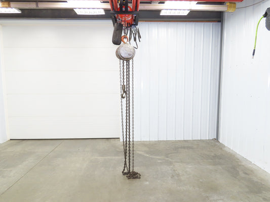 CM Cyclone Model M 1-1/2 Ton 3000Lb Manual Chain Fall Hand Hoist 15' Lift