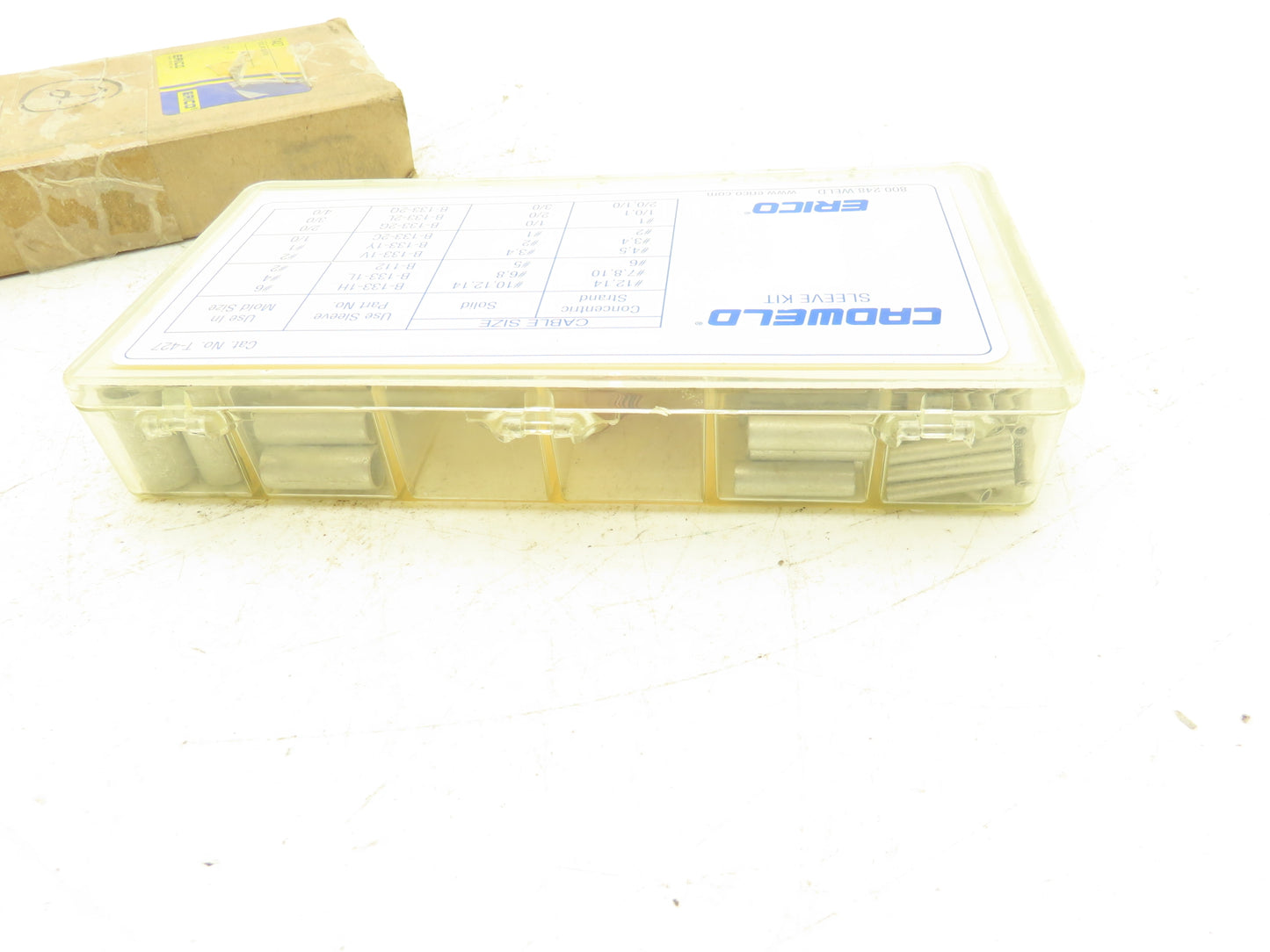 Erico T427 Cadweld Sleeve Kit Complete In Box